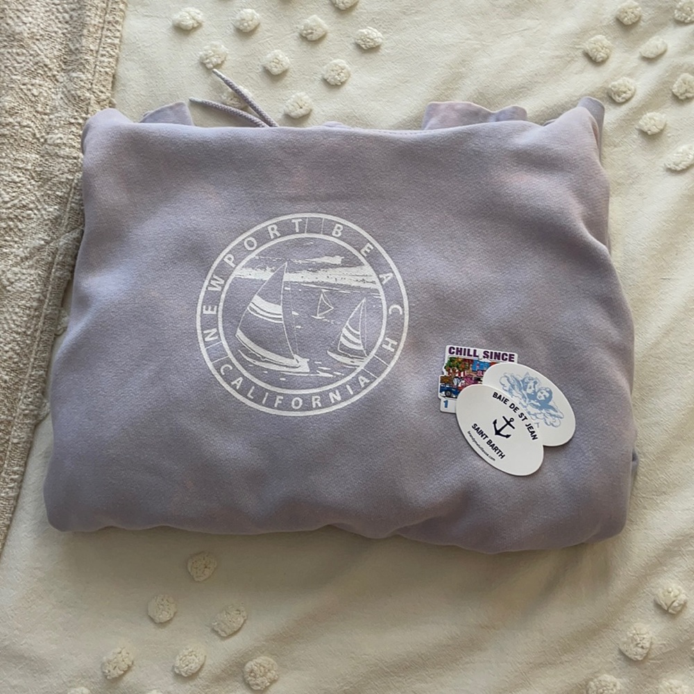 brandy melville newport beach oversized  hoodie
